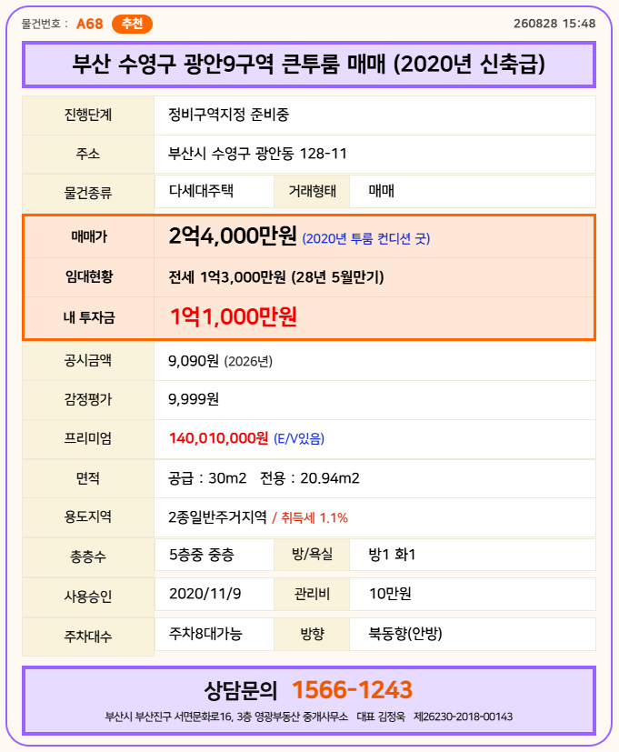 광안9구역 재개발전문